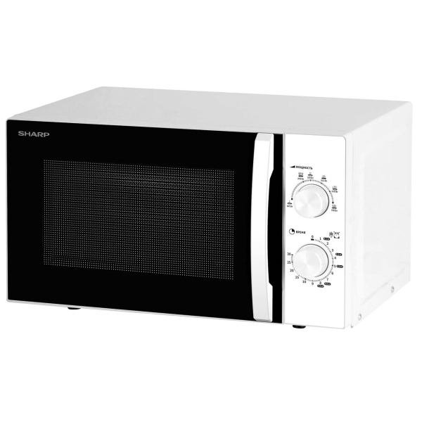 Микроволновая печь соло Sharp R2200RW белый микроволновая печь соло pioneer mw205m белый