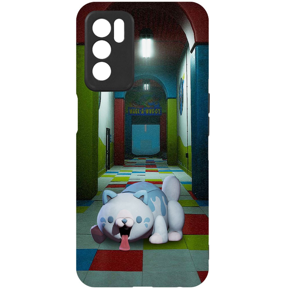 

Чехол-накладка Софт Хаги Ваги - Конфетная Кошка для Oppo A16