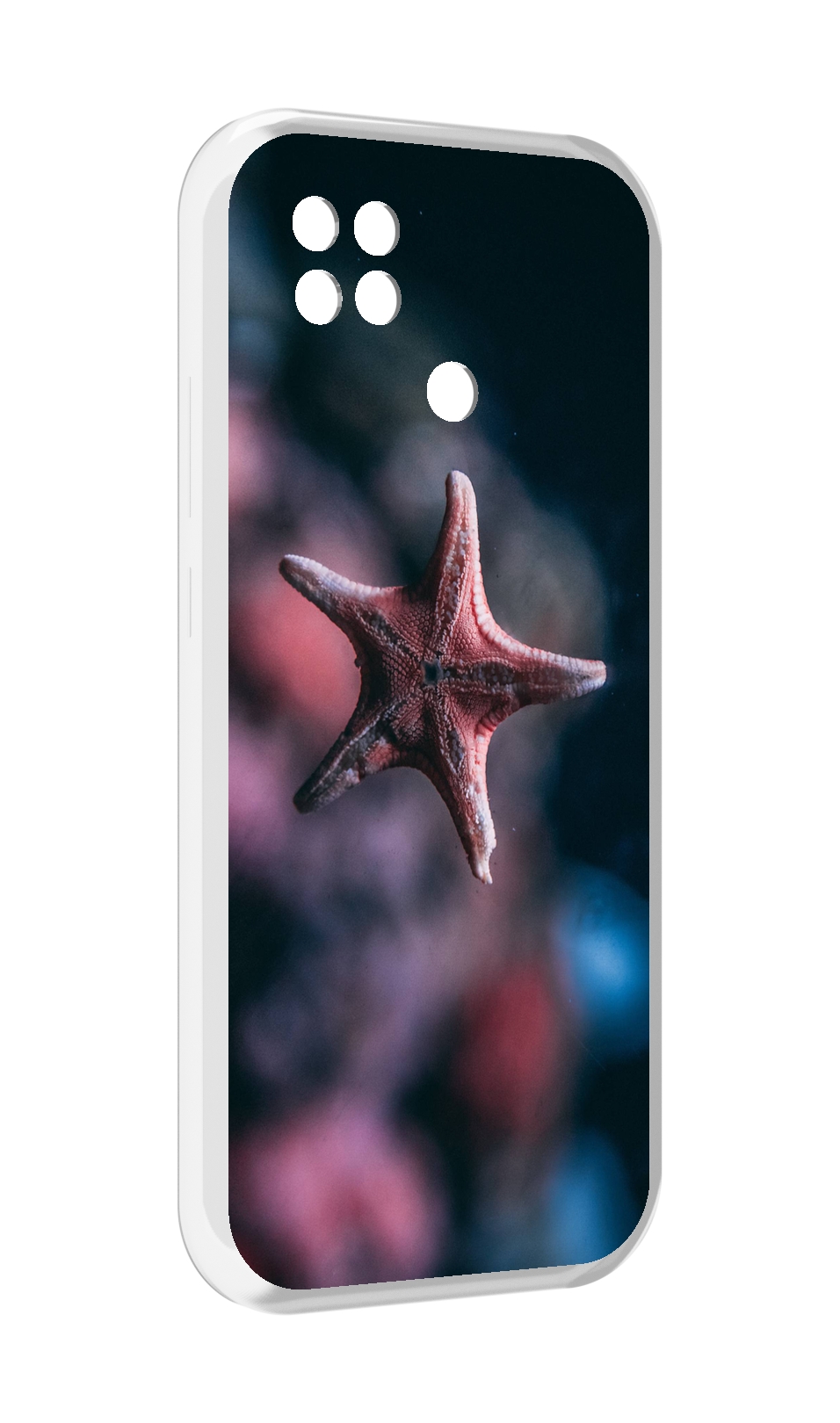 

Чехол MyPads морская-звезда---starfish для Xiaomi Poco C40, Прозрачный, Tocco