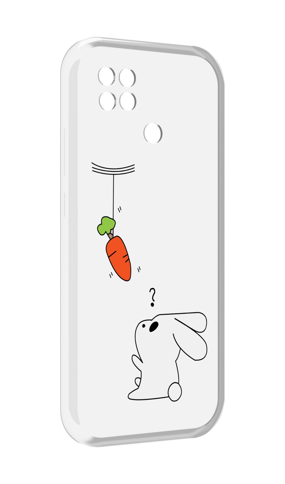 

Чехол MyPads морковка детский для Xiaomi Poco C40, Прозрачный, Tocco