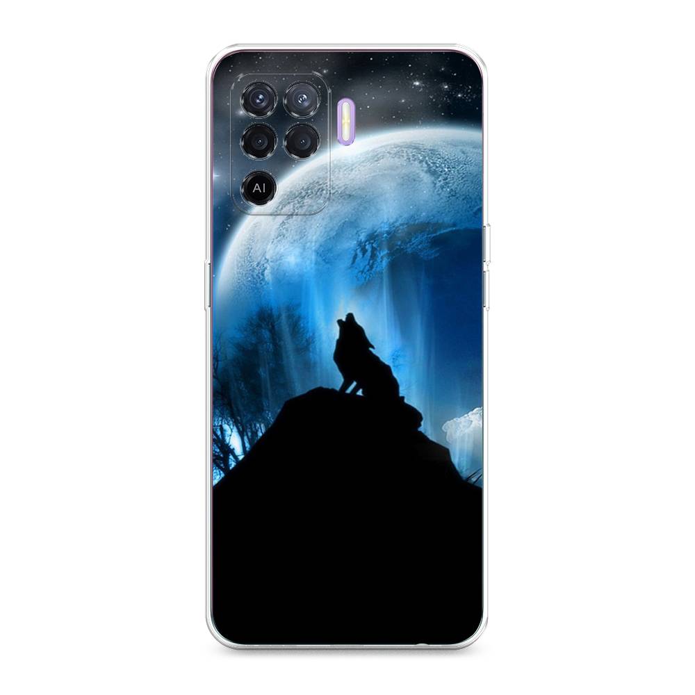 

Чехол для Oppo Reno 5 Lite "Волк 2", Синий;черный;белый, 255150-1