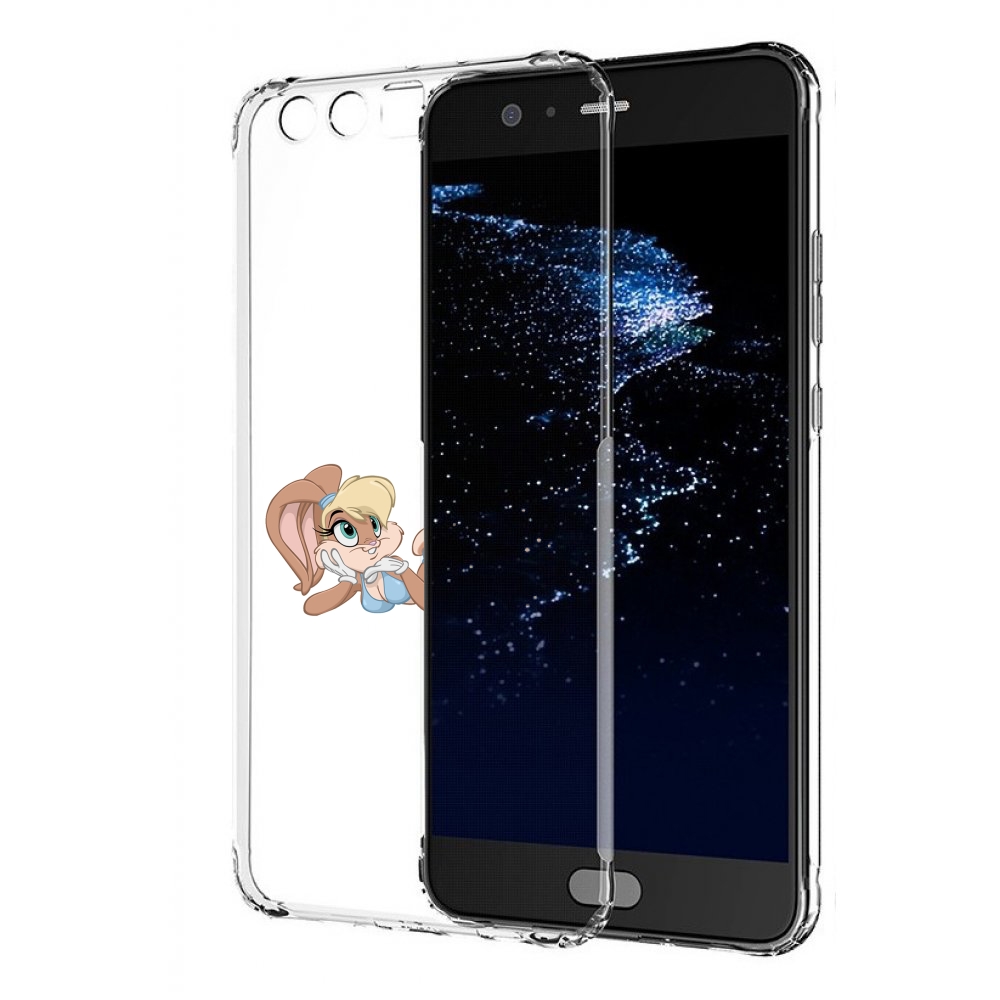 Чехол бампер MyPads зайка-в-купальнике для Huawei P10 Plus проти