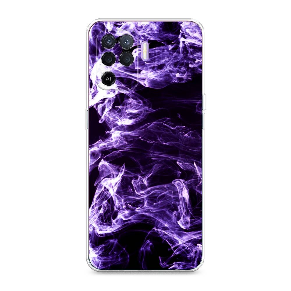 

Чехол для Oppo Reno 5 Lite "Фиолетовый дым", Фиолетовый;белый;черный, 255150-3