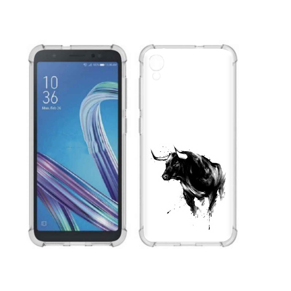 

Чехол MyPads Tocco для Asus ZenFone Live L1 (G552KL) бык (PT113202.648.254), Прозрачный, Tocco