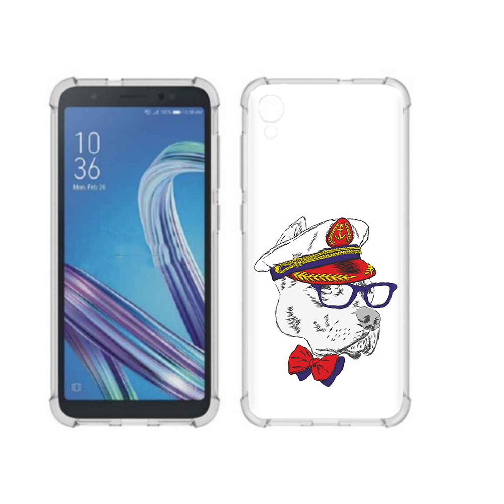 

Чехол MyPads Tocco для Asus ZenFone Live L1 (G552KL) бульдог (PT113202.648.251), Прозрачный, Tocco
