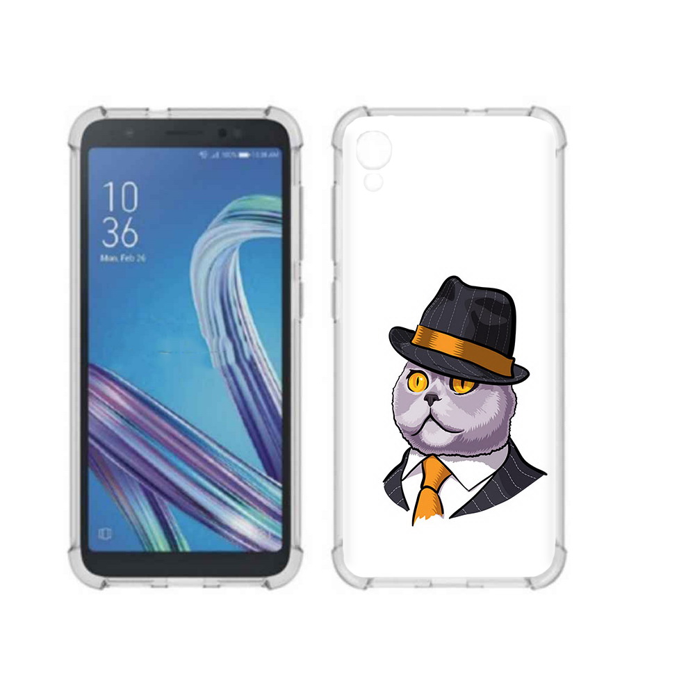 

Чехол MyPads Tocco для Asus ZenFone Live L1 (G552KL) британец (PT113202.648.247), Прозрачный, Tocco