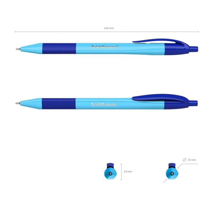 

Ручка шариковая ErichKrause U-209 Neon Matic&Grip, Ultra Glide Technology, узел 1.0 мм, ав, U-serias