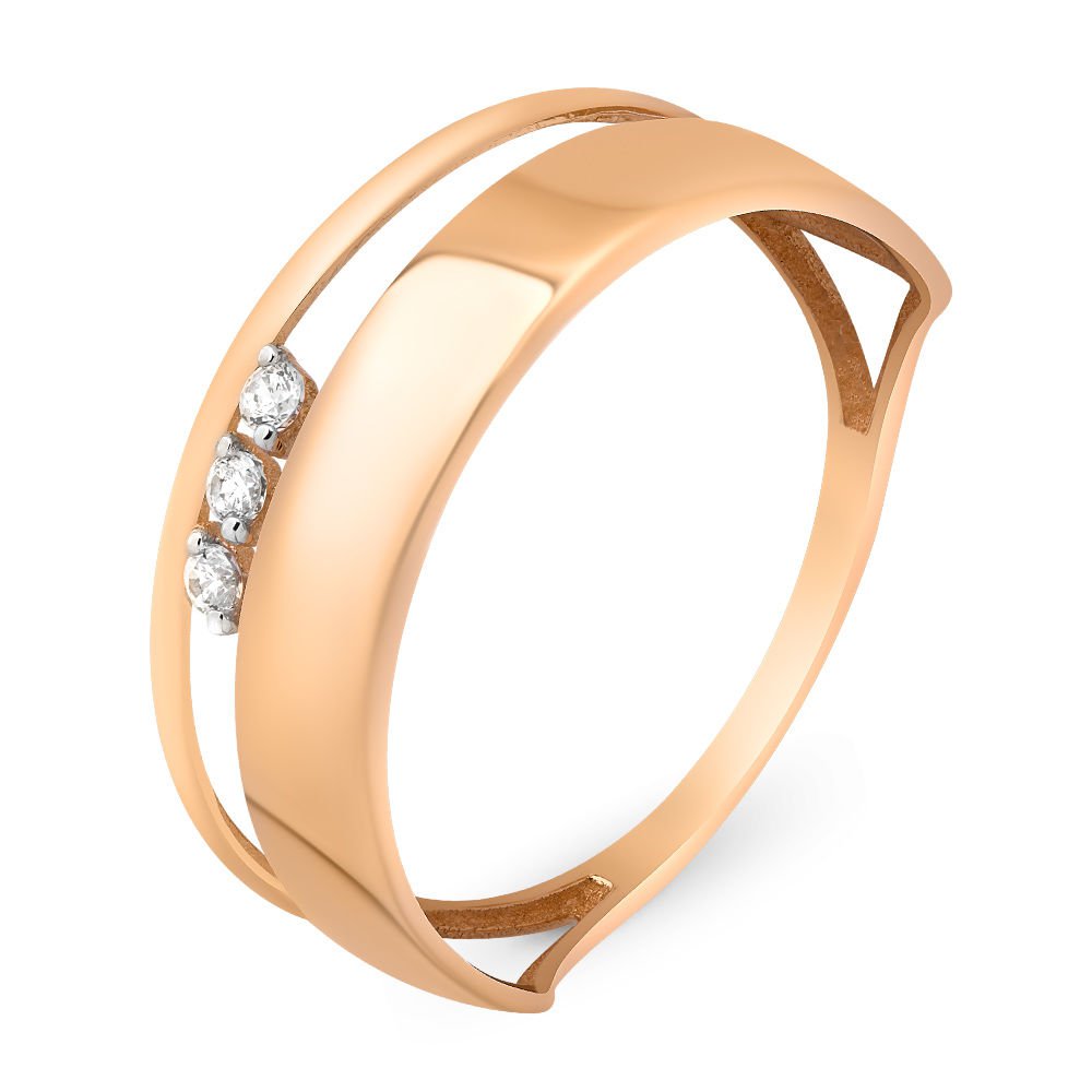 

Кольцо из золота р.  585Gold 301011274, фианит, 301011274