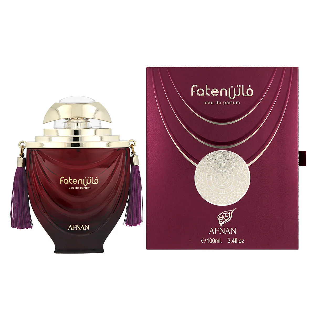 Парфюмированная вода Унисекс Afnan Perfumes Faten Maroon 100мл afnan 9 pm 100