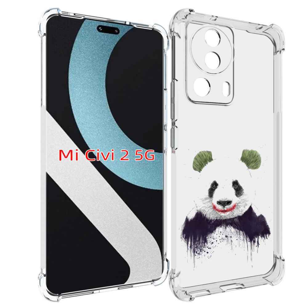 

Чехол MyPads панда джокер для Xiaomi Civi 2, Прозрачный, Tocco
