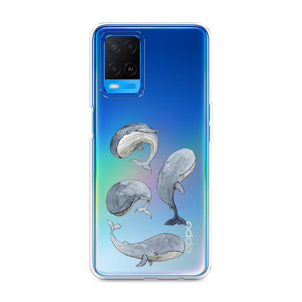 

Чехол Awog на Oppo A54 "Киты", Разноцветный, 256150-1