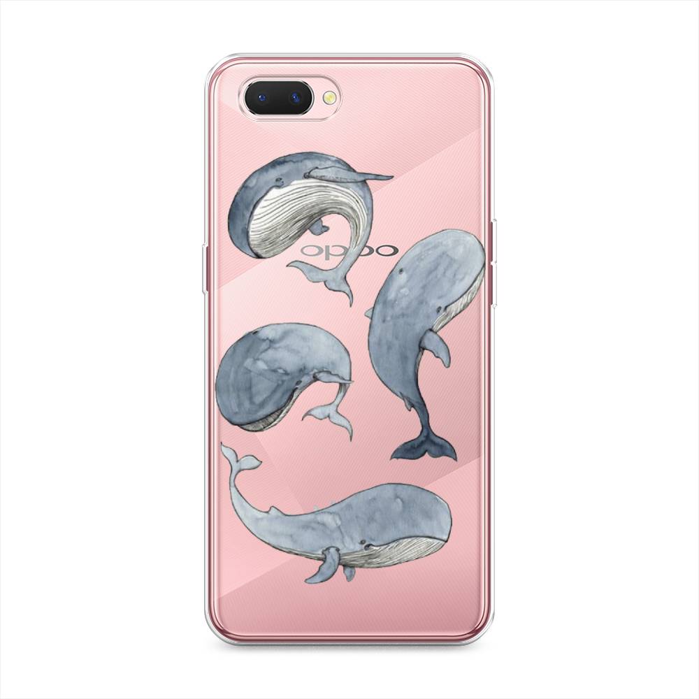 

Чехол Awog на Oppo A3s "Киты", Разноцветный, 252050-1