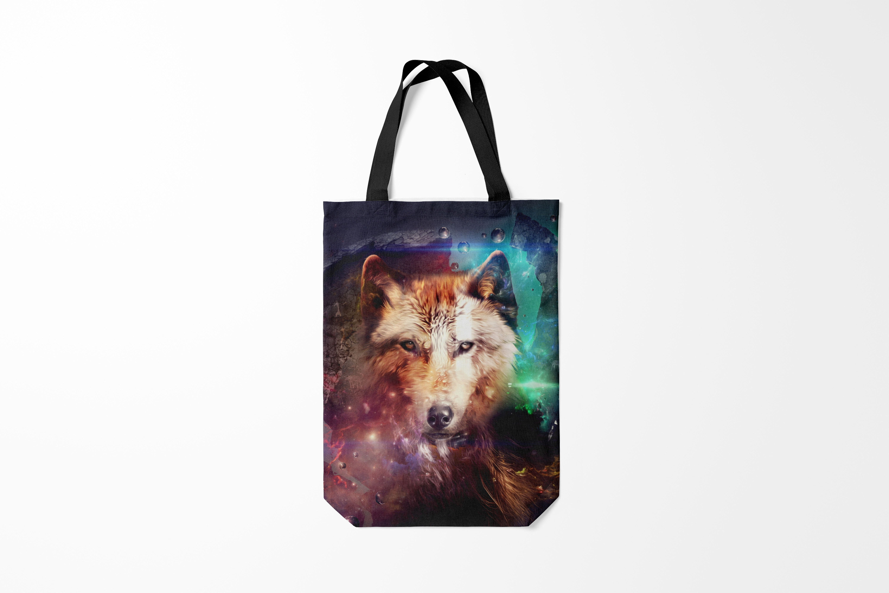 

Сумка шoппер унисекс Burnettie Хищники WOLF, коричневый, Хищники WOLF