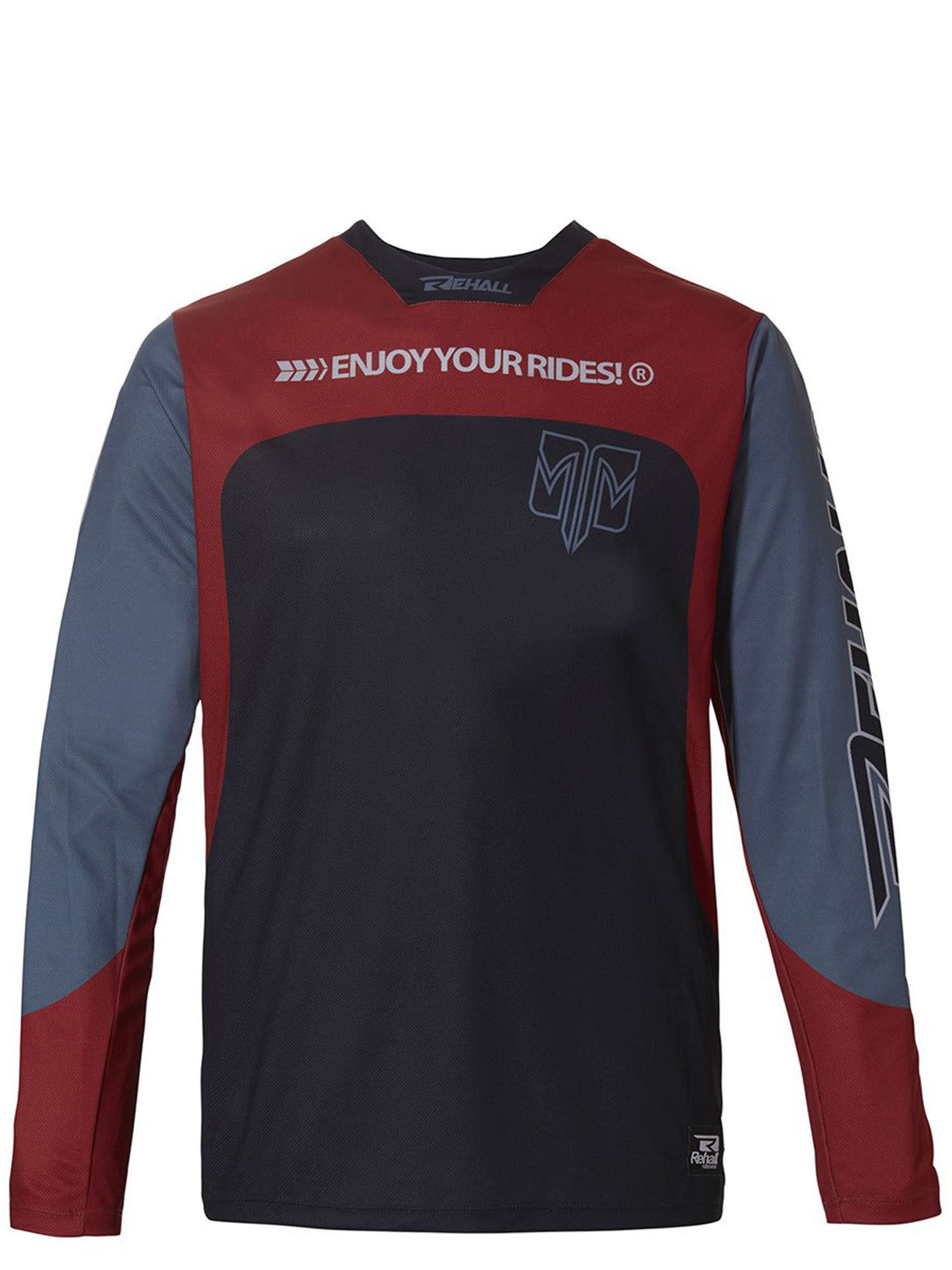 Лонгслив мужской REHALL Mike-R T-Shirt Long Sleeve бордовый M