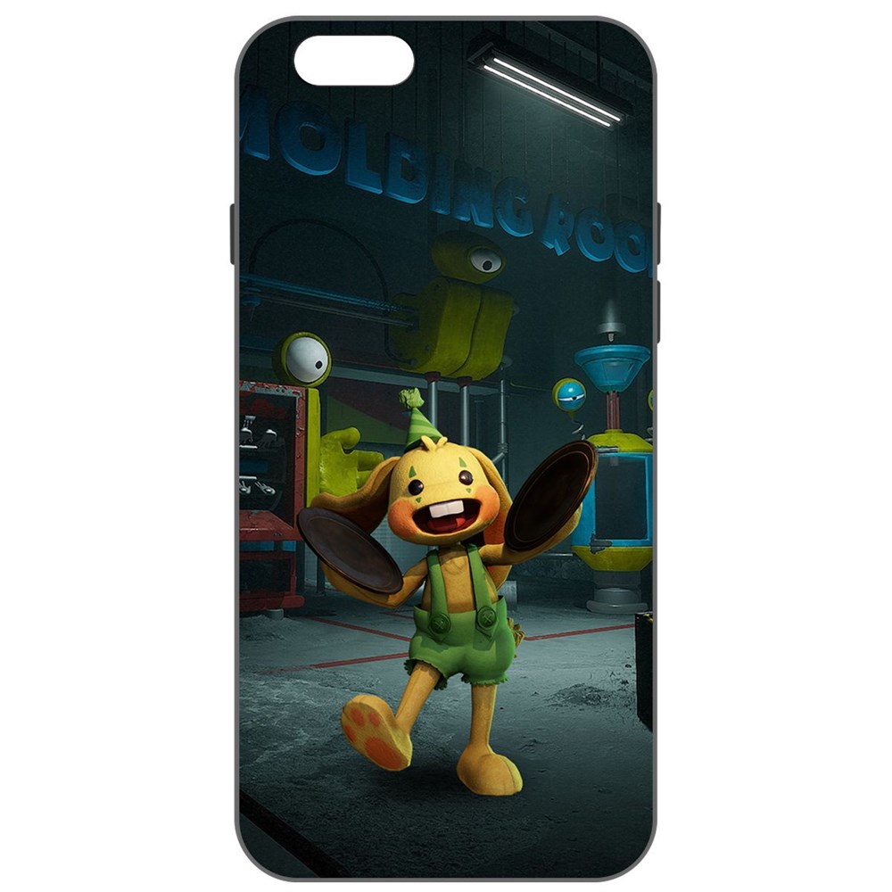 

Чехол-накладка Софт Хаги Ваги - Крольчонок Бонзо для iPhone 6/6s, Черный