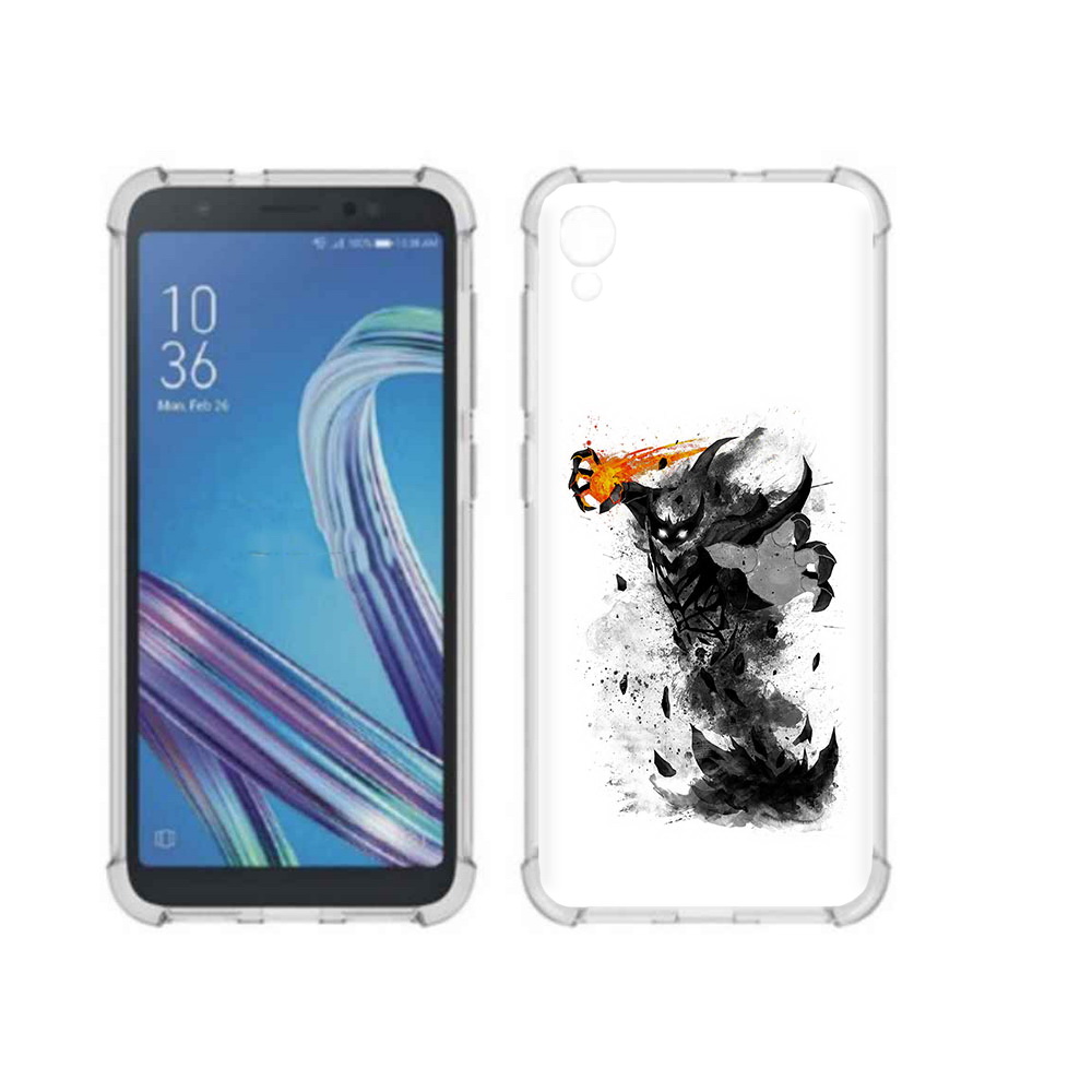 

Чехол MyPads Tocco для Asus ZenFone Live L1 (G552KL) nevermore черно белый, Прозрачный, Tocco