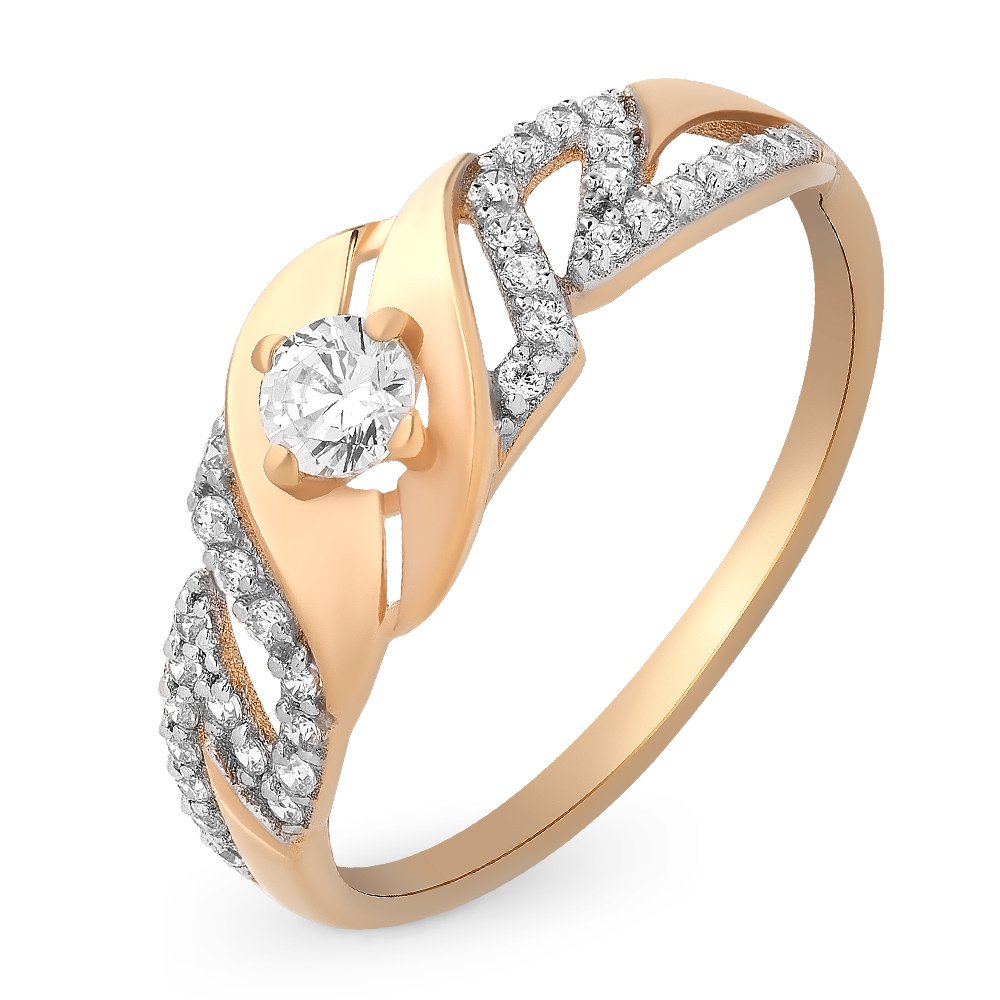

Кольцо из золота р.  585Gold 301009479, фианит, 301009479