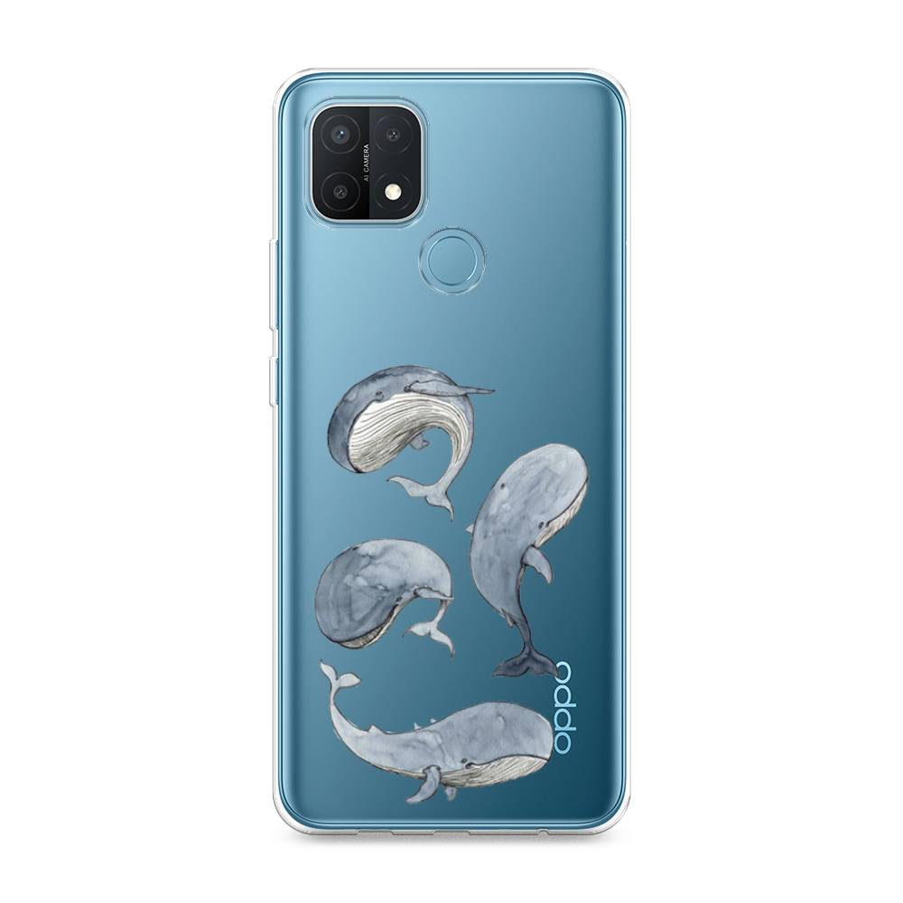 

Чехол Awog на Oppo A15/A15s "Киты", Разноцветный, 255650-1