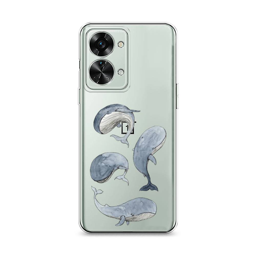 

Чехол Awog на OnePlus Nord 2T / ВанПлас Норд 2T "Киты", Разноцветный, 153250-1