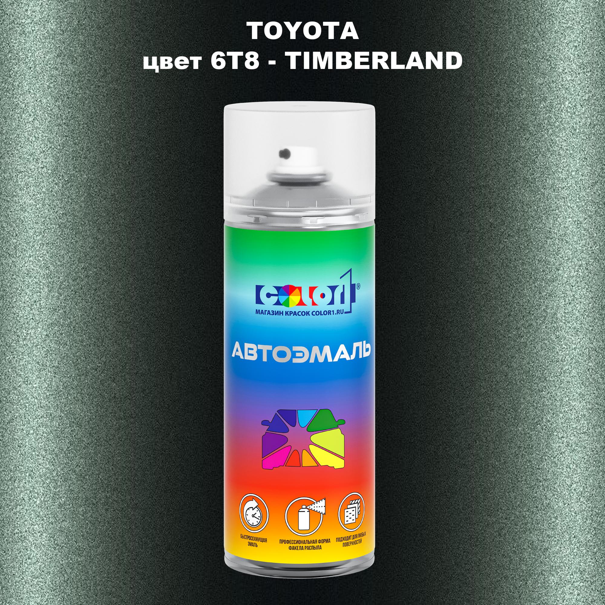 

Аэрозольная краска COLOR1 для TOYOTA, цвет 6T8 - TIMBERLAND, Прозрачный