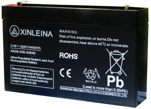 фото Xinleina аккумулятор xinleina 6v7ah/20hr - 3-fm-7
