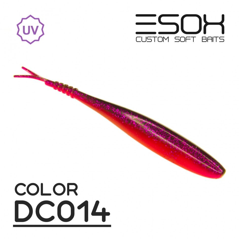 Силиконовая приманка Esox Фурия 250 мм цвет DC014 2 шт