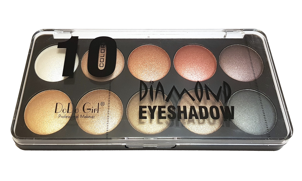 Палетка теней для глаз DoDo Girl Diamond Eyeshadow, 10 оттенков палетка для контуринга dodo girl face contour powder panel 10 оттенков набор b