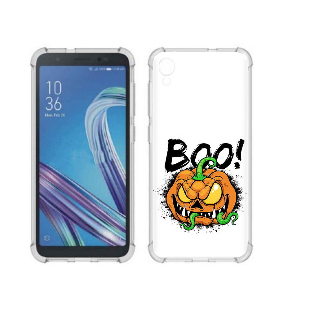 

Чехол MyPads Tocco для Asus ZenFone Live L1 (G552KL) Хэллоуин бу (PT113202.648.193), Прозрачный, Tocco