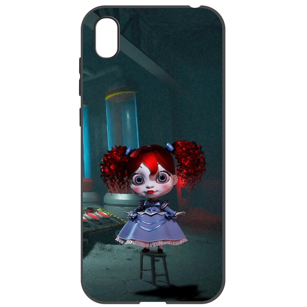 

Чехол-накладка Софт Хаги Ваги - Кукла Поппи для Huawei Y5 (2019), Черный