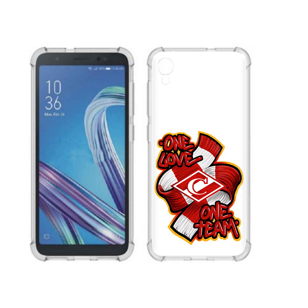 

Чехол MyPads Tocco для Asus ZenFone Live L1 (G552KL) ФК спарак 1 любовь (PT113202.648.184), Прозрачный, Tocco