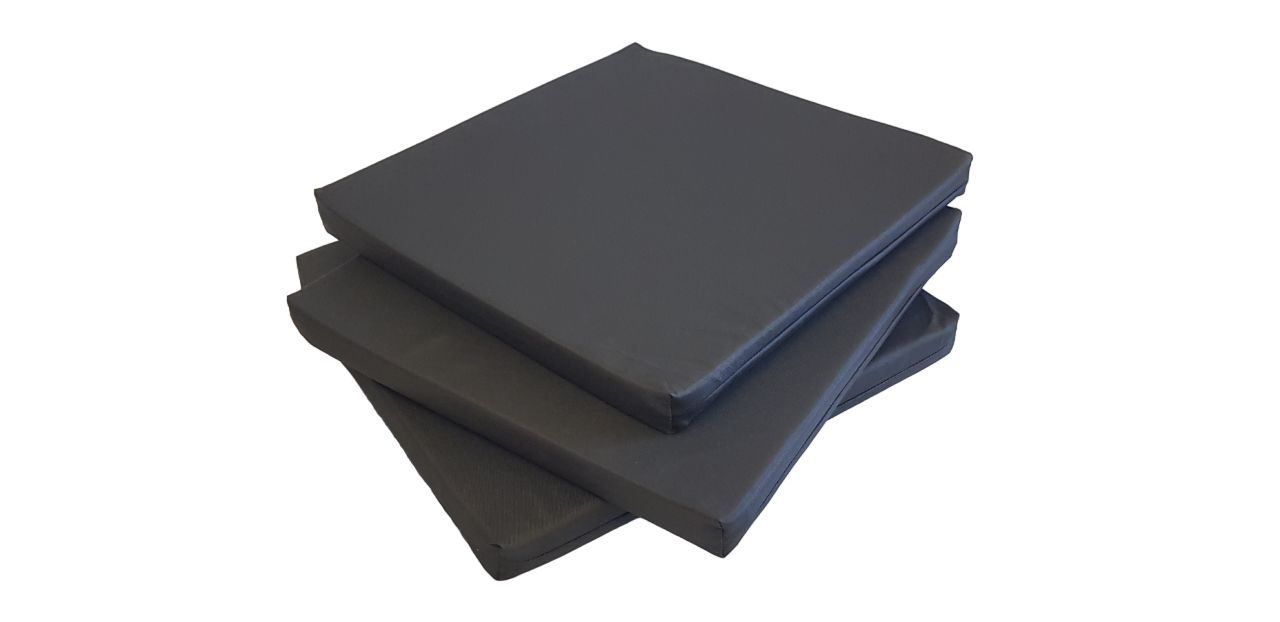 Комплект подушек для 3-х местного дивана Альтернатива RT0097 54х49х5 см цвет черный
