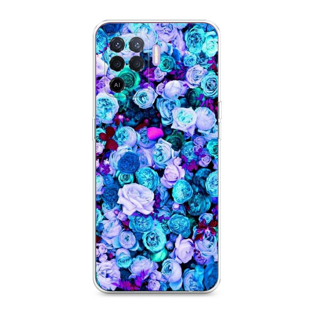 

Чехол для Oppo Reno 5 Lite "Цветочный ковер", Фиолетовый, 255150-2
