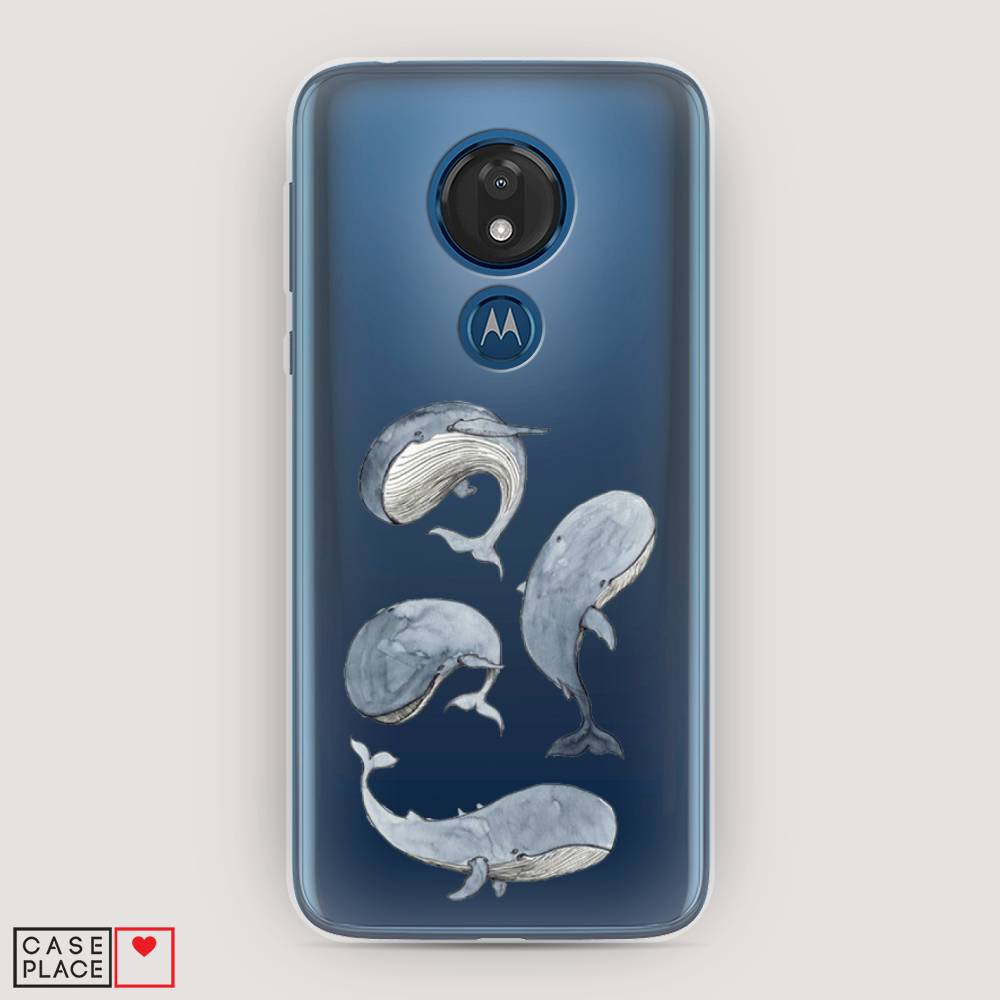 

Чехол Awog на Motorola Moto G7 / Моторола Мото G7 "Киты", Разноцветный, 241150-1
