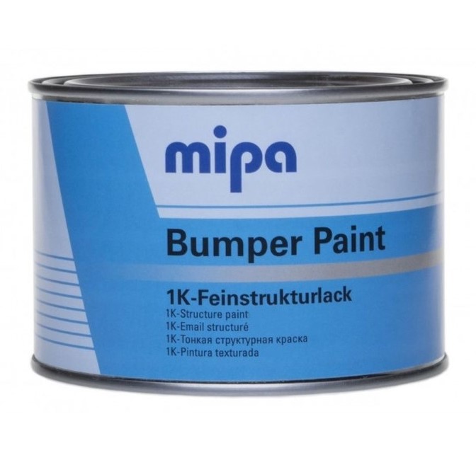 фото Структурная краска mipa 1k bumper paint, серая, 500 мл