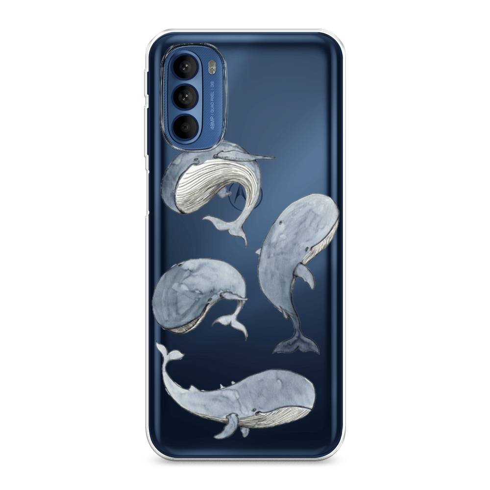 

Чехол Awog на Motorola Moto G31/G41 "Киты", Разноцветный, 242550-1