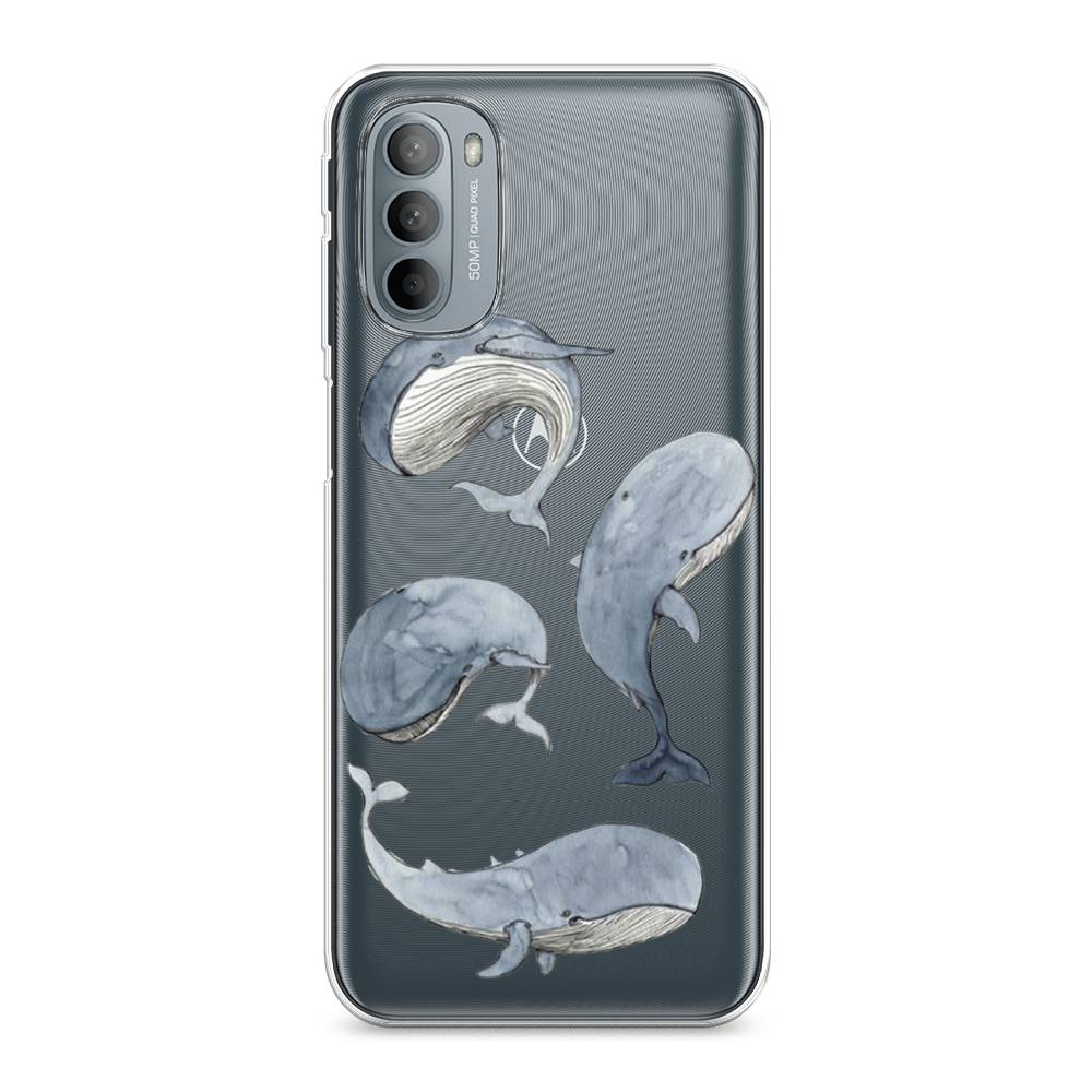 

Чехол Awog на Motorola Moto G31/G41 "Киты", Разноцветный, 241850-1