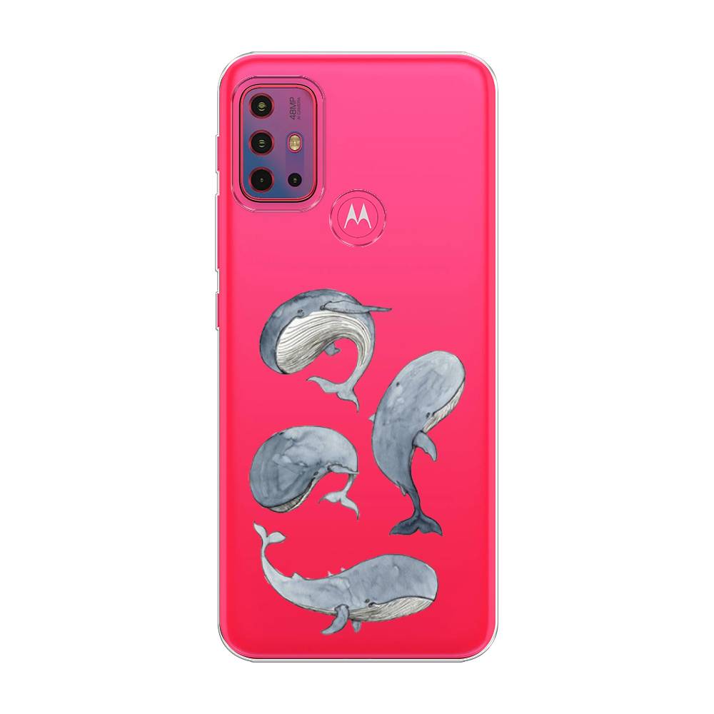 

Чехол Awog на Lenovo K13 Note/Motorola Moto G10/G20/G30 "Киты", Разноцветный, 242250-1