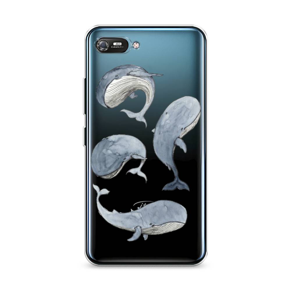 

Чехол Awog на Itel A25/A35 "Киты", Разноцветный, 3200250-1