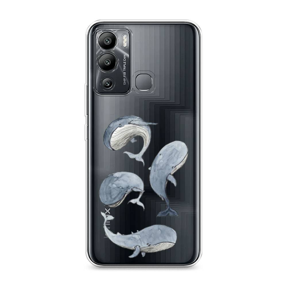 

Чехол Awog на Infinix Hot 12i "Киты", Разноцветный, 3101250-1
