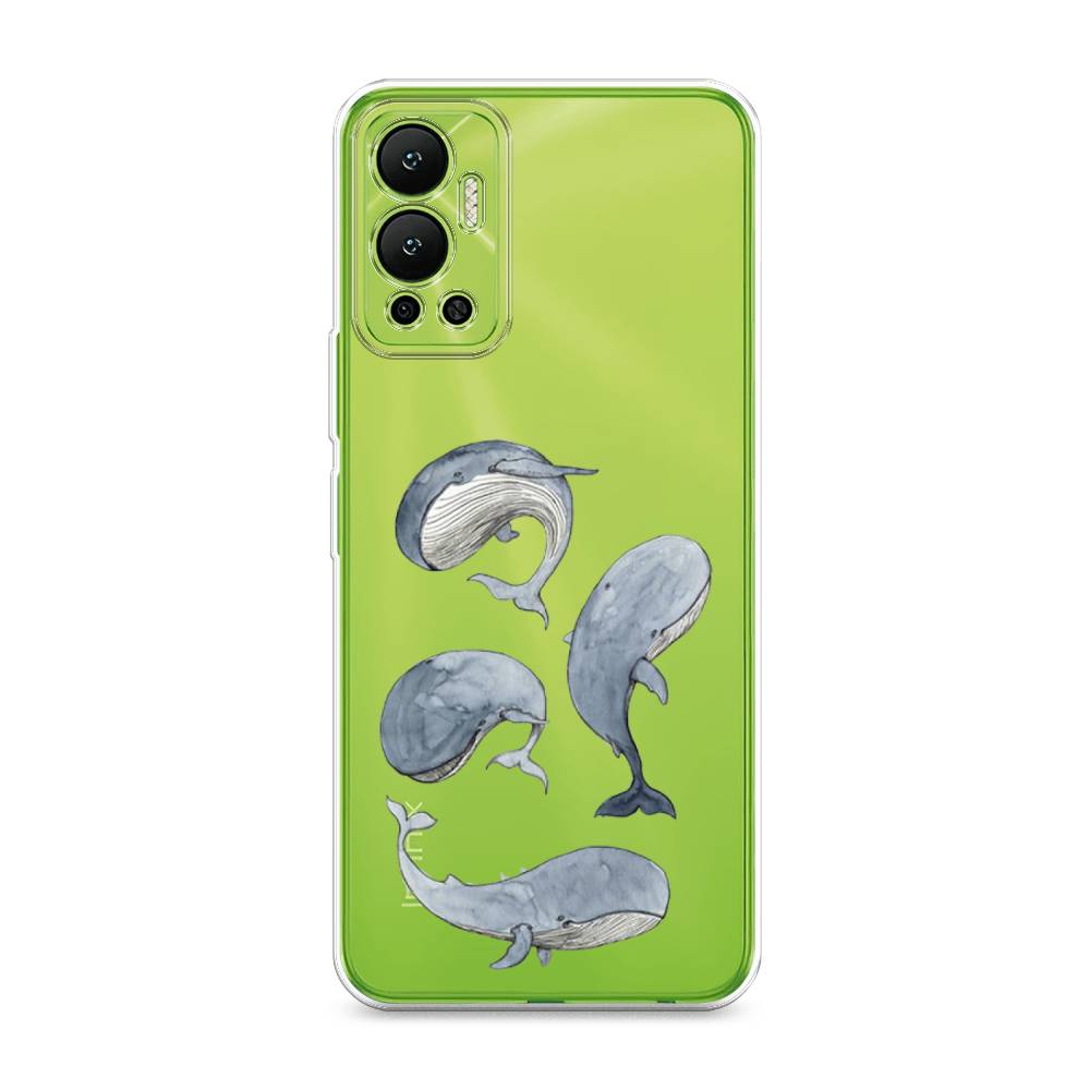 

Чехол Awog на Infinix Hot 12 "Киты", Разноцветный, 3101350-1