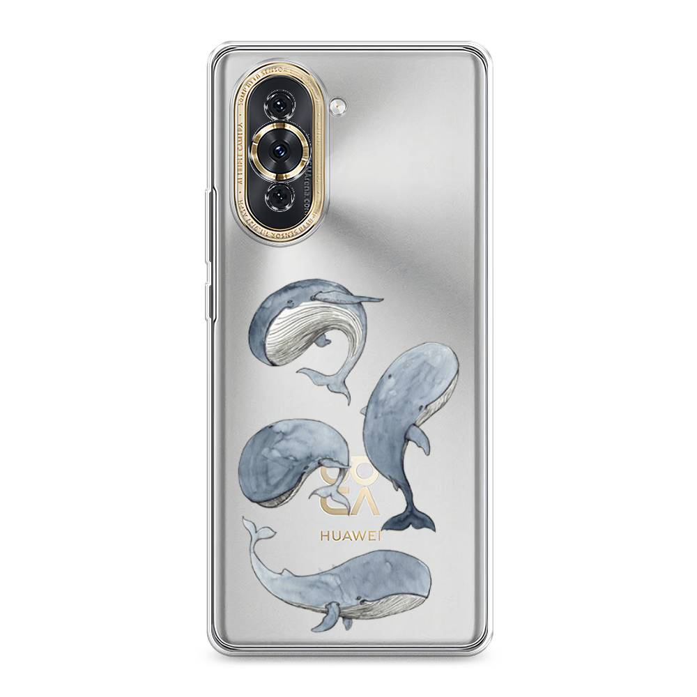

Чехол Awog на Huawei Nova 10 "Киты", Разноцветный, 6108950-1