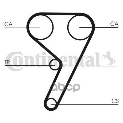 Комплект ГРМ с помой FORD MAZDA VOLVO CT881WP1 Continental