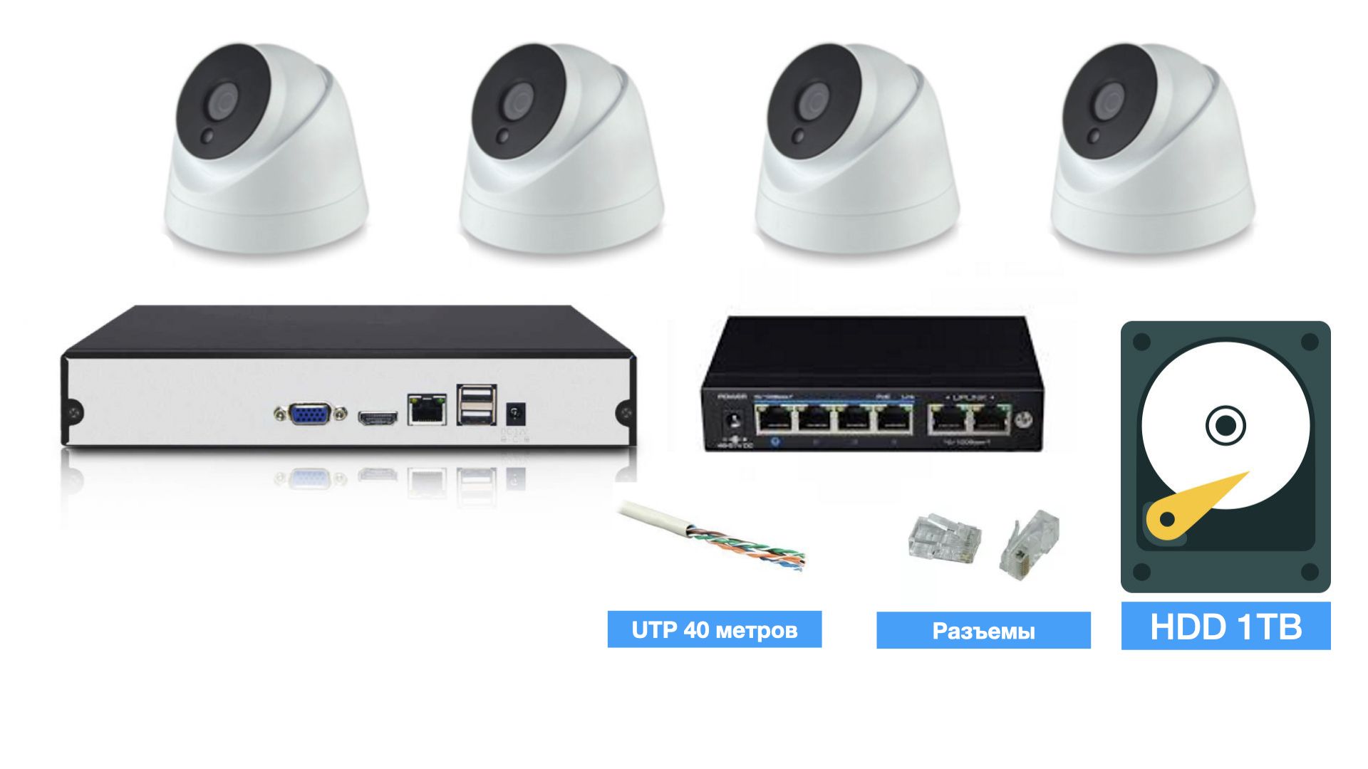 

Полный IP POE комплект видеонаблюдения на 4 камеры (KIT4IPPOE04M5B_HDD1TB_UTP), KIT4IPPOE04M5B_HDD1TB_UTP