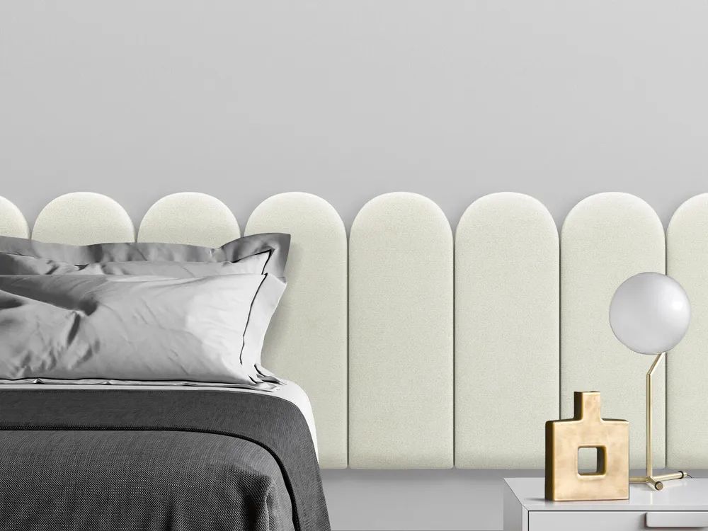 

Мягкое изголовье кровати Velour Vanilla 30х60R см 4 шт., Бежевый