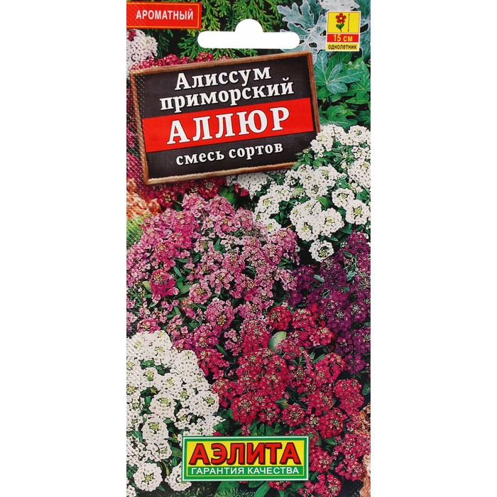 

Семена алиссум Аэлита Аллюр Р00007766 1 уп.