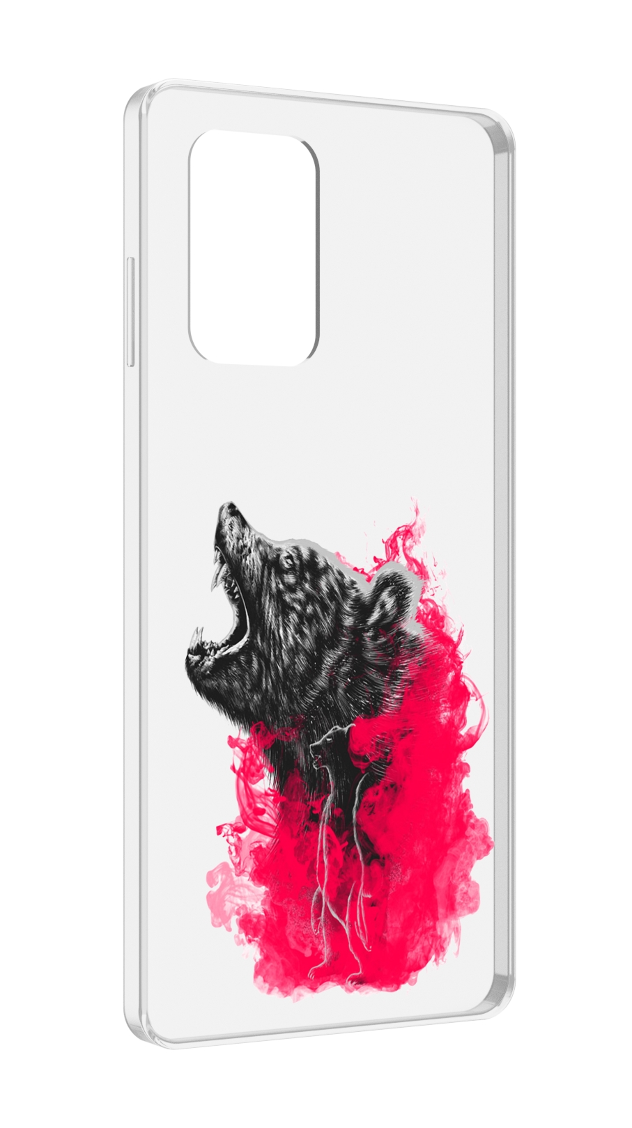 Чехол MyPads медведь в дымке для ZTE Blade A72 / ZTE Blade V40 Vita