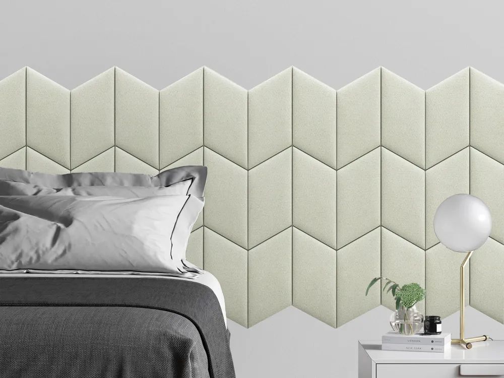 

Мягкое изголовье кровати Velour Vanilla 30х45PL см 2 шт., Бежевый