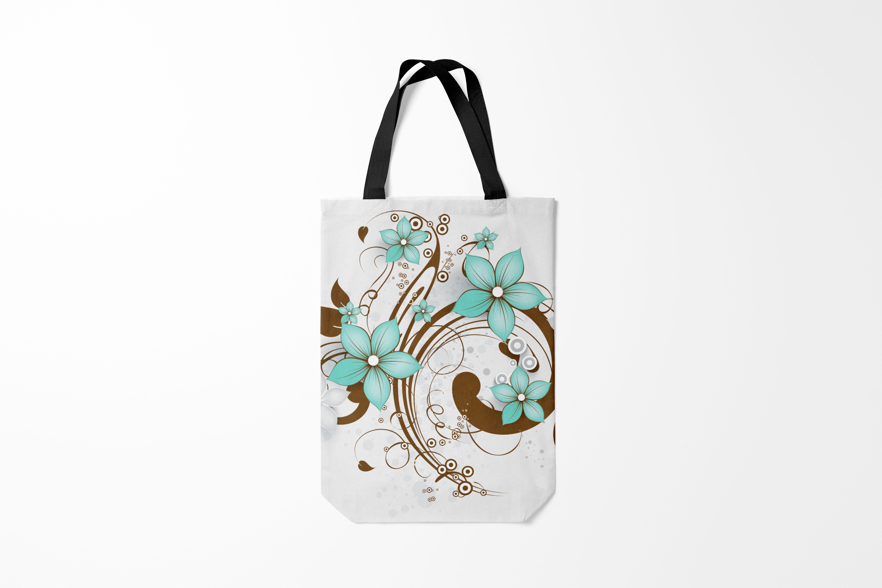 

Сумка шoппер унисекс Burnettie Цветы Flowers, белый, Цветы Flowers