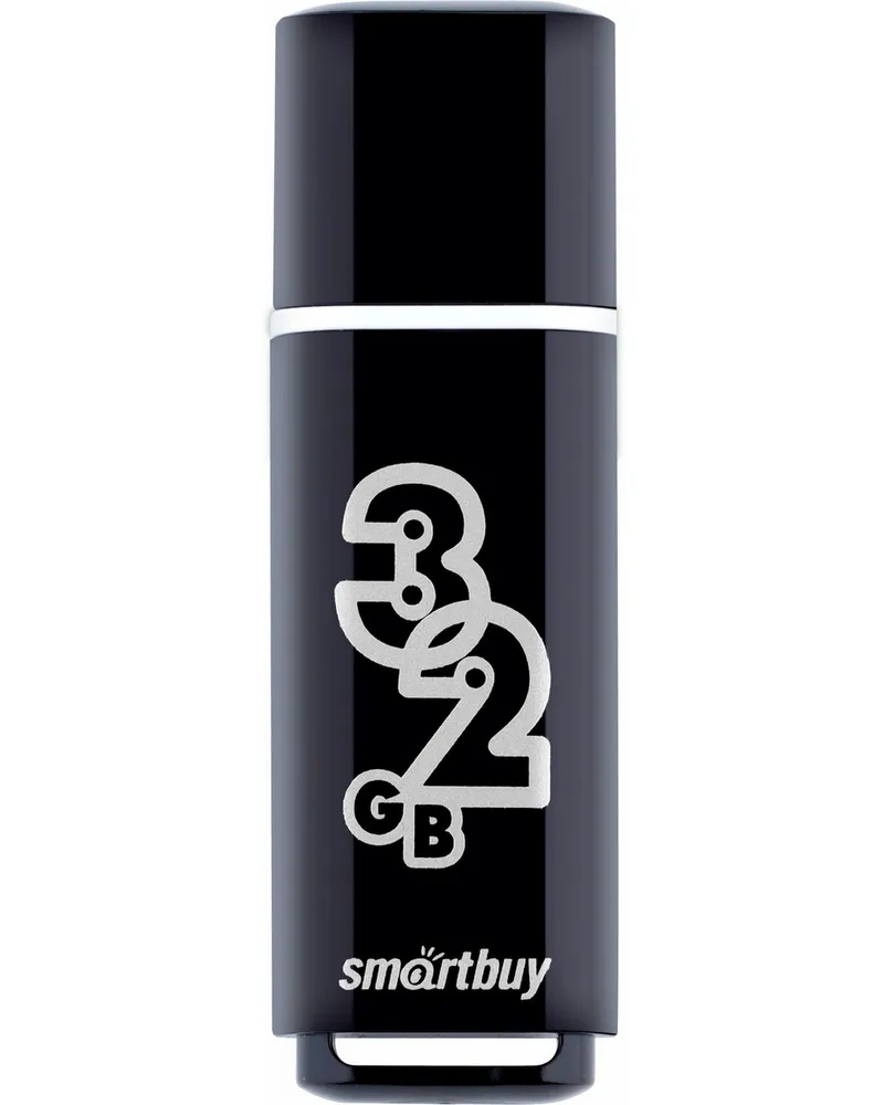 

Флешка Smartbuy Glossy Series 32 ГБ черный (SB32GBGS-DB), Glossy Series