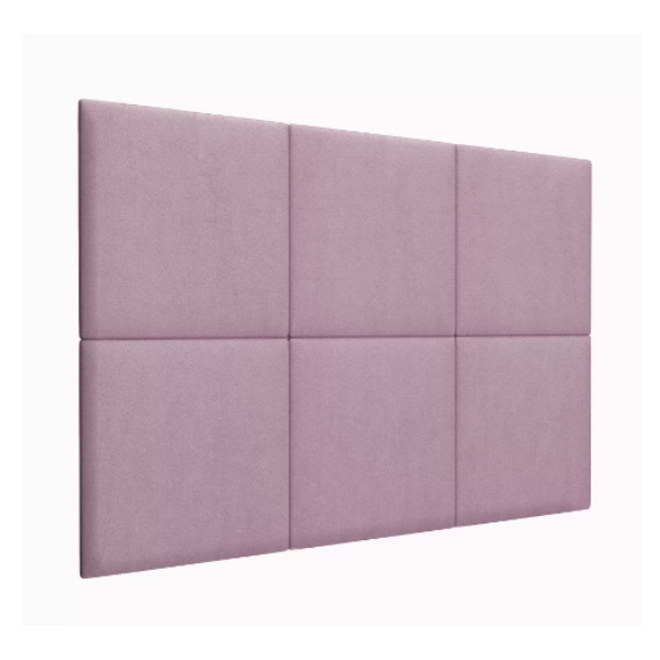 

Мягкое изголовье кровати Velour Pink 50х50 см 2 шт., Розовый